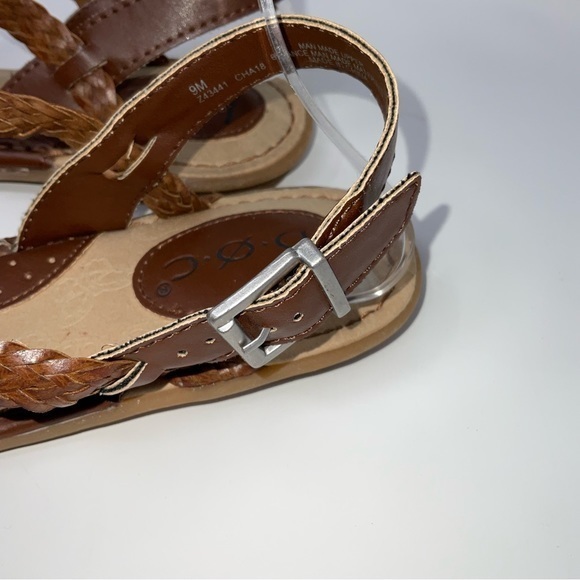 b.o.c. Dena Leather Sandals Brown Size9 - Picture 5 of 7